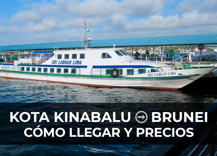 Kota Kinabalu a Brunei: Cómo llegar y opciones