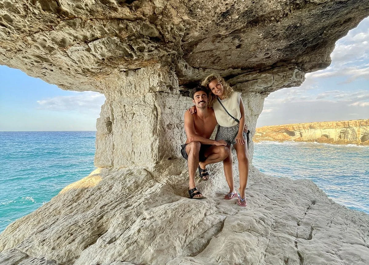 sea caves playas chipre